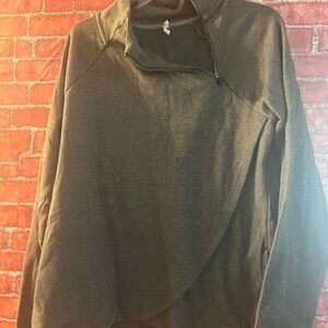 RBX Dark Green Quarter-Zip Fleece Pullover size medium (rm81)